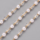 Handmade ABS Plastic Imitation Pearl Beads Beaded Chains CHC-S012-050-1