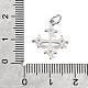 Латунные микро проложить кубического циркония подвески KK-V007-16P-3