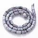Opaque Baking Painted Crackle Glass Beads Strands FGLA-T004-01F-2