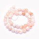 Natürliche Kirschblüte Achat Perlen Stränge G-O166-02-10mm-2