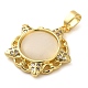 Кубические подвески из латуни с микропаве KK-M099-07G-2