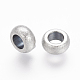 304 Stainless Steel Textured Beads STAS-E136-59-2