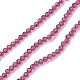 Faceted Glass Beads Strands X-G-F619-09D-2mm-1