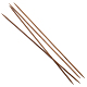 竹の先のとがった編み針（dpns）  ペルー  250x3mm  4個/袋 TOOL-R047-3.0mm-03-1