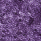 ガラスシードビーズ  機械刺繍に適合  透明色  ラウンド  暗紫色  11/0  2x1.5mm  穴：1mm  約30000個/袋 SEED-S042-11B-06-3