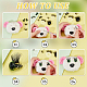 Pandahall Elite Puppenwimpern aus Acryl DOLL-PH0001-40-4