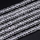 Faceted Rondelle Cultured Piezoelectric Quartz Beads Strands G-I141-3x5-01S-AA-1