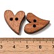 Кнопки в форме сердца краски NNA1136-3