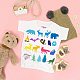 FINGERINSPIRE Animal Stencils Template 11.8x11.8inch Plastic Forest Animals Drawing Painting Stencils Bear DIY-WH0172-393-7