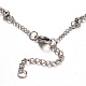 Perline bracciali rosario con croce BJEW-E282-02P-3