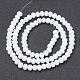 Chapelets de perles en verre opaque de couleur unie EGLA-A034-P8mm-D01-2