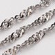 3.28 Feet 304 Stainless Steel Singapore Chains X-CHS-L015-09-1