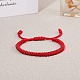 Nylon Threads Braided Bracelet BJEW-SW00058-3-5