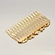 Vintage Iron Hair Comb Findings IFIN-J039-07G-2