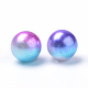 Perle di perle imitazione acrilico arcobaleno OACR-R065-6mm-A06-2