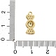 Латунные микро проложить кубического циркония подвески KK-L228-24G-4