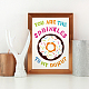 FINGERINSPIRE Donut Stencil 8.3x11.7inch Donut Pattern Painting Stencil Plastic You are The Sprinkles to My Donut Words Stencil Reusable DIY Craft Wall Painting Stencil for Home Project Decor DIY-WH0396-551-7