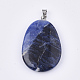 Natural & Synthetic Mixed Gemstone Pendants G-S349-07-2