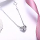 925 Sterling Silver Pendant Necklaces NJEW-BB30201-5