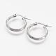 304 Stainless Steel Hoop Earrings BJEW-N0039-07P-1