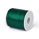 ナイロン糸  ラットテールサテンコード  濃い緑  1mm  約218.72ヤード（200m）/ロール LW-K002-1mm-257-2