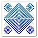 Gorgecraft Rhombus-Schablone DIY-WH0244-159-1