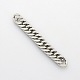 Men's Jewelry Making 201 Stainless Steel Double Link Curb Chains CHS-A003D-1.4mm-1
