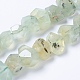 Chapelets de perles en préhnite naturelle G-F568-221-1