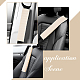 Olycraft 4 pz beige cintura di sicurezza copre 12 pollici universale auto cintura di sicurezza pastiglie copertura beige cintura di sicurezza spalla pad copertura automotive cintura di sicurezza copertura per auto camion accessori AJEW-OC0003-74A-6