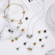 Chgcraft 180 pièces 3 couleurs perles européennes en alliage de zinc de style tibétain FIND-CA0006-27-4