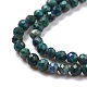 Brins de perles naturelles de chrysocolle et de lapis-lazuli G-D463-08B-3