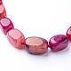 Natural Agate Graduated Beads Necklaces NIEW-F118-C07-2