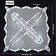 Skelett-Poncho aus Polyester-Spitze AJEW-WH0270-25-2