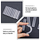 SUPERFINDINGS 10Pcs Reusable Clay Mold Making Craft Resin Strip Need Use with Hot Water Clear Modeling Clay Perfect for Short Clay Project 58x12.5x6mm DIY-WH0430-344A-4