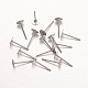 316 Surgical Stainless Steel Stud Earring Findings STAS-K098-02-5mm-P-1