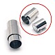 304 Stainless Steel Locking Tube Magnetic Clasps STAS-E006-64-1