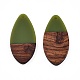Opaque Resin & Walnut Wood Pendants RESI-N025-032-B02-1
