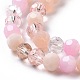 Chapelets de perles en verre GLAA-E036-09E-4