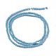 Chapelets de perles en turquoise synthétique G-F596-39-2mm-2