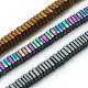 Non-magnetic Synthetic Hematite Beads Strands G-K003-3mm-MF-1