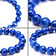 Natürliche Lapislazuli runde Perlen Stretch-Armbänder BJEW-N301-10mm-02-4