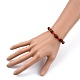 Adjustable Korean Waxed Polyester Cord Kid Braided Beads Bracelets BJEW-JB05437-5
