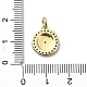 Подвески из латуни с микропаве и цирконием KK-H475-46G-3