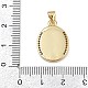 Латунные микро проложить кубического циркония подвески KK-D376-07G-3