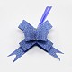 Glitter Handmade Elastic Packaging Ribbon Bows AJEW-J023-03-15mm-1