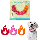 42Pcs 3 Colors Transparent Blank Acrylic Pet Dog ID Tag PALLOY-AB00048-1