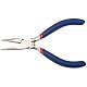 PandaHall Elite 1 Set Size 130x53mm Flat Nose Pliers for Jewellery Making Craft 316 Stainless Steel Short Chain TOOL-PH0001-01A-1