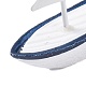Patrón de aro salvavidas modelo de mini velero decoración de exhibición PW22060285094-5