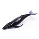 Juguetes de plástico con forma de ballena tropical artificial AJEW-WH0168-67-1