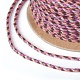 マクラメコットンコード  編組ロープ  壁掛け用  工芸  ギフト包装  カラフル  2mm  約21.87ヤード（20m）/ロール OCOR-F010-C06-3
